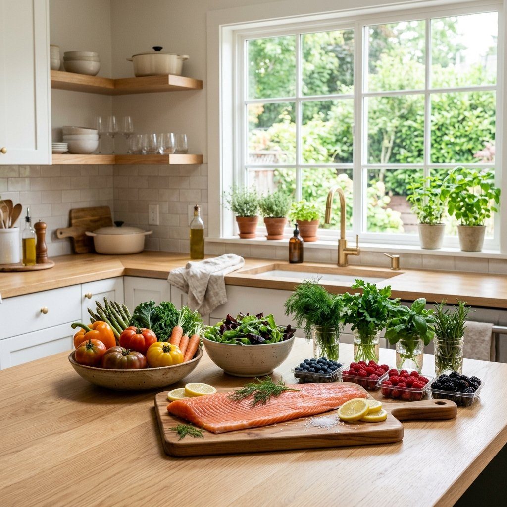 Anti-inflammatory whole foods — the foundation of the 1% Inflammation Reset
