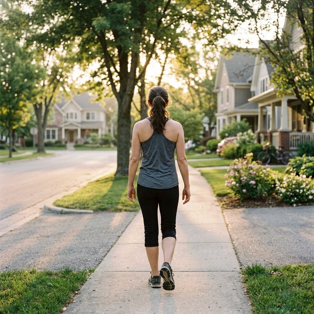 Daily movement is part of the reset — a 30-minute walk is all it takes